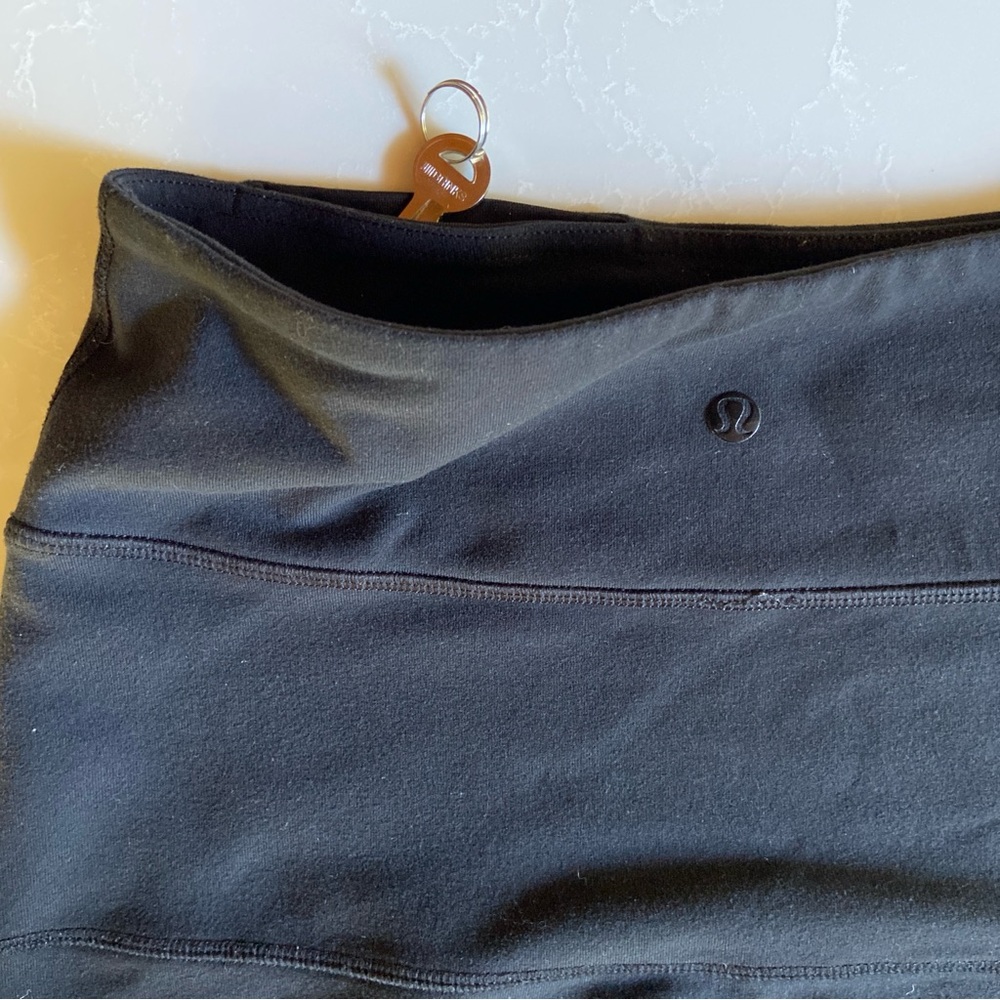Lululemon Black Yoga Over Skirt in luon size 6 - Picture 5 of 7